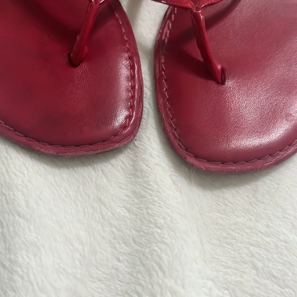 Tory Burch Cherry Red Sandals - Picture 4 of 9